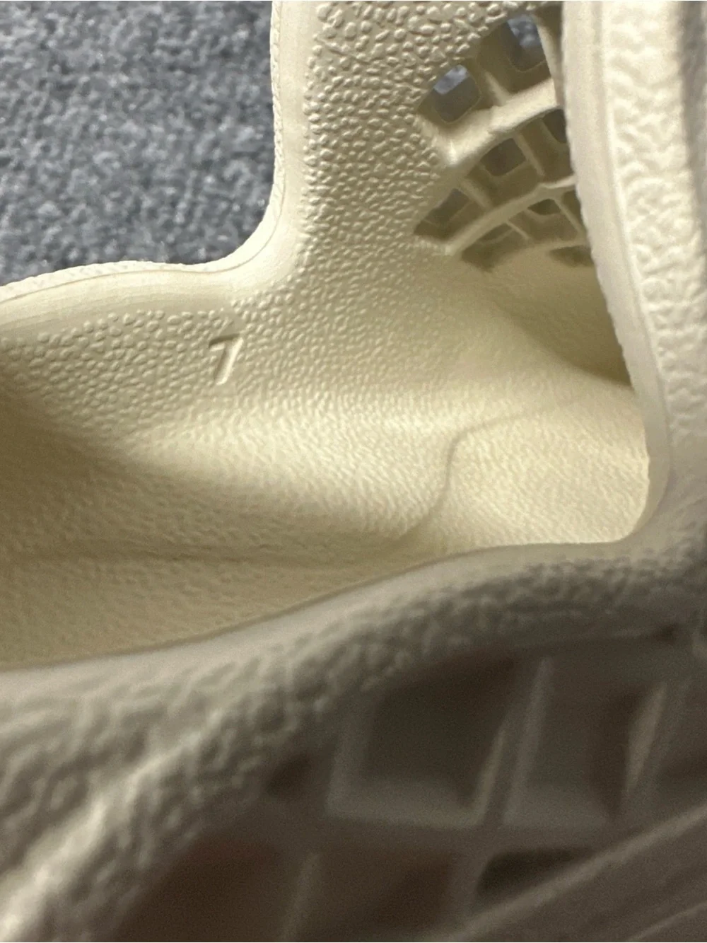 Kids Slip-On Sandals in Off-White Cream
